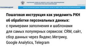 Подача уведомления в Роскомнадзор через Госуслуги в Иголочка