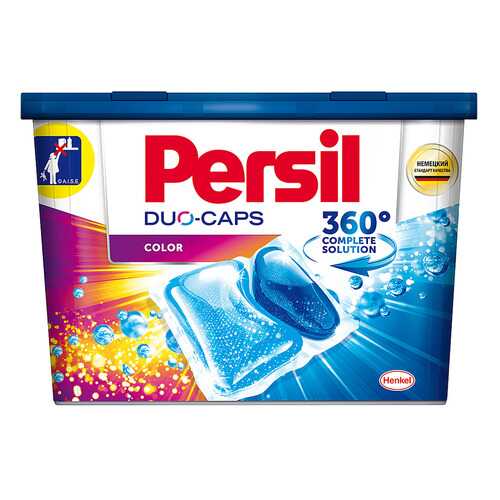 Капсулы Persil duo-caps color 360 для стирки 21 штука в Иголочка