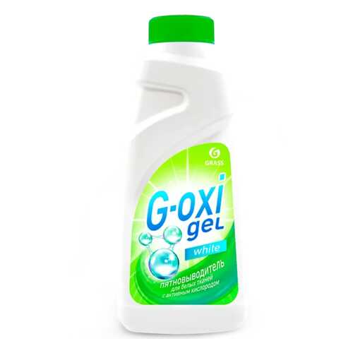 Пятновыводитель-отбеливатель Gras для белых тканей с активным кислородом g-oxi gel 0.5 л в Иголочка