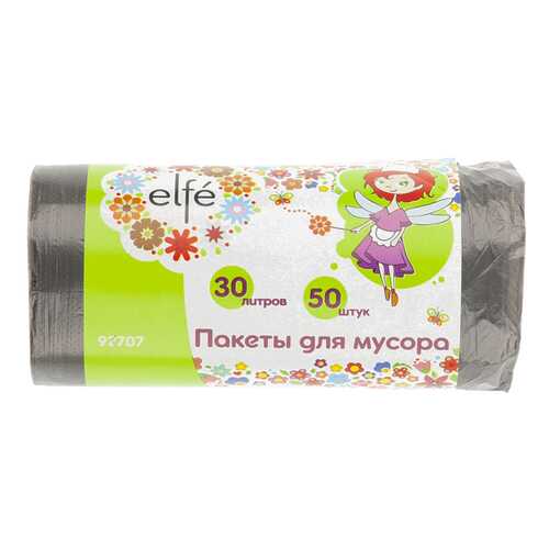 Пакеты для мусора Elfe серые 30 л 50 шт в Иголочка