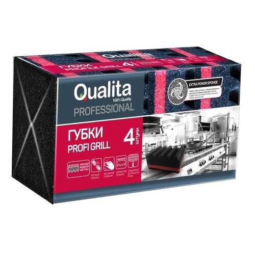 Губки кухонные QUALITA PROFI GRILL 4шт в Иголочка